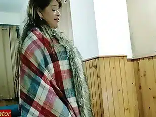 Aunty caught me while fucking her friend Mim! Caught sex