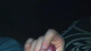 cum oozing from my red bell end