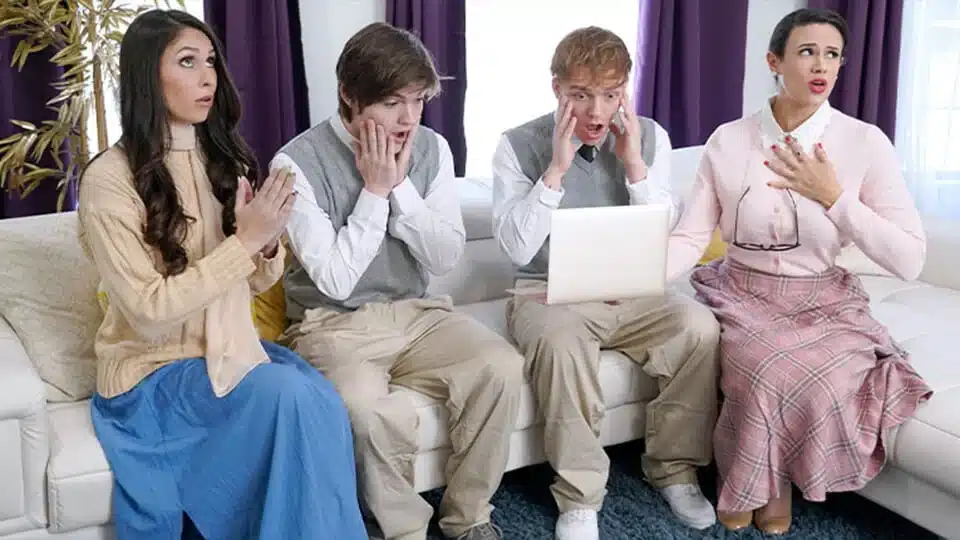 Religious Step Moms Enjoy The Cock More Than The Book