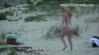 Sexy girl at beach