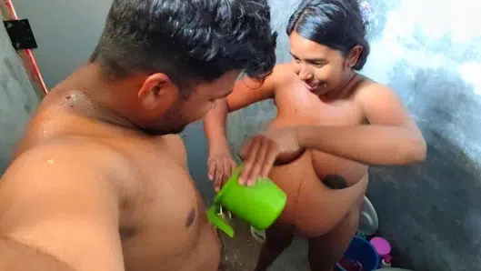 bathroom romantic kissing and big boobs suking young – doggy style xxx Hindi voice desi bhabhi.