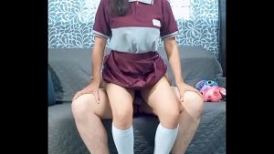 Dándole verga a la jovencita de su novia ¡Como le gusta a la nena! Colegiala Mexicana Principiante, Video Casero
