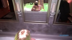 Fucking a stranger in a whirlpool with deepthroat footjob pussy and anal fucking and cum on ass