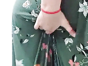 First time young Indian girl live on firlty bathroom