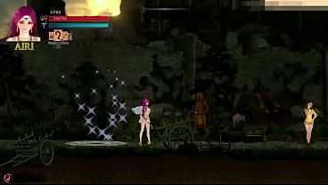 giant dick guy has sex with a cute woman in Gh2 erotic ryona hentai gameplay xxx video