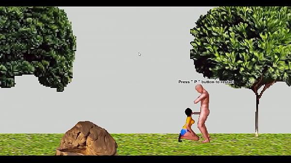 Hot woman having sex with men in Samba Lady 2024 ryona game video
