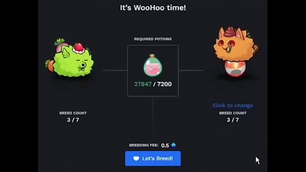 INCREDIBLE:   Axie Infinity x WooHoo Time   IS HAPPENING NOW, JOIN US!