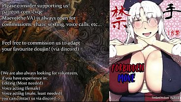 Voiced futa doujin – Mokou x Eirin x Kaguya