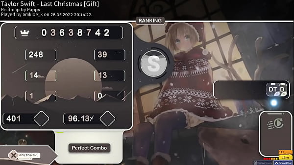 osu play last christmas fc by amkioe x 6 digit hddt